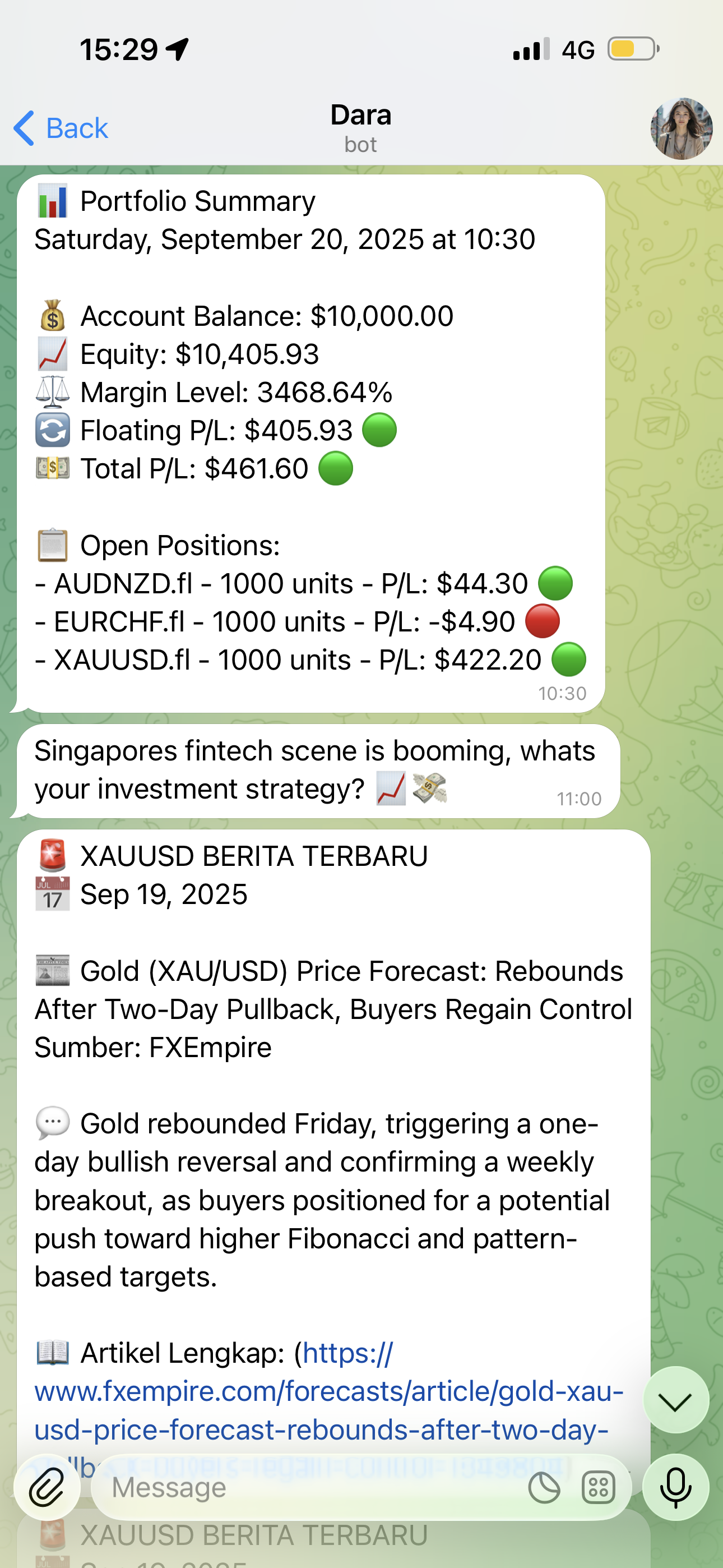 Portfolio Summary & Analytics Mobile App